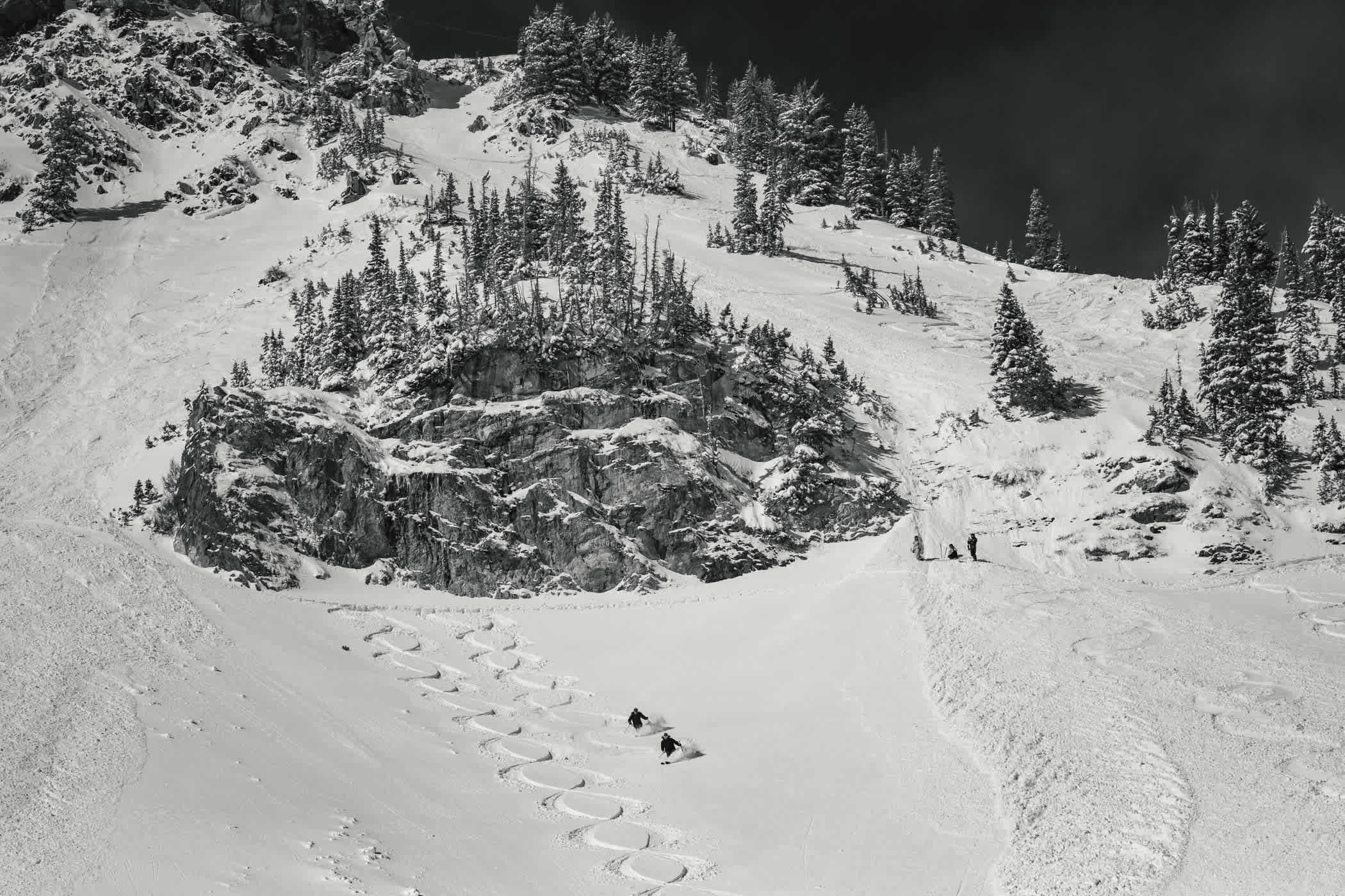 April 3rd: A team competes in the Alta Powder 8s Championships | Photo: Rocko Menzyk