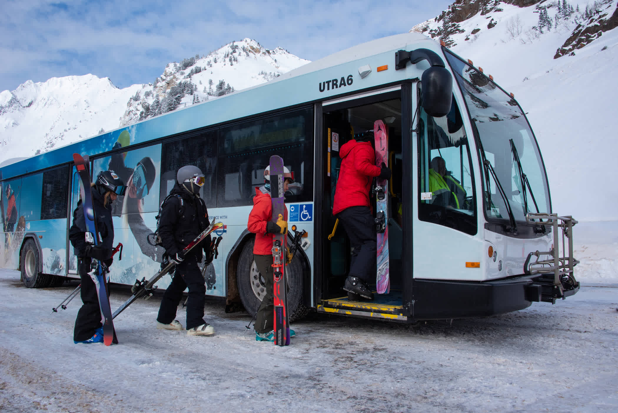 Ride the Ski Bus to Alta
