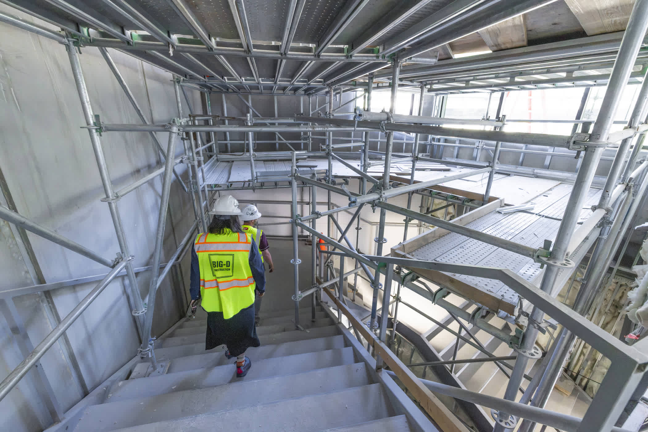 July 13th: A tour of the Albion Day Lodge construction