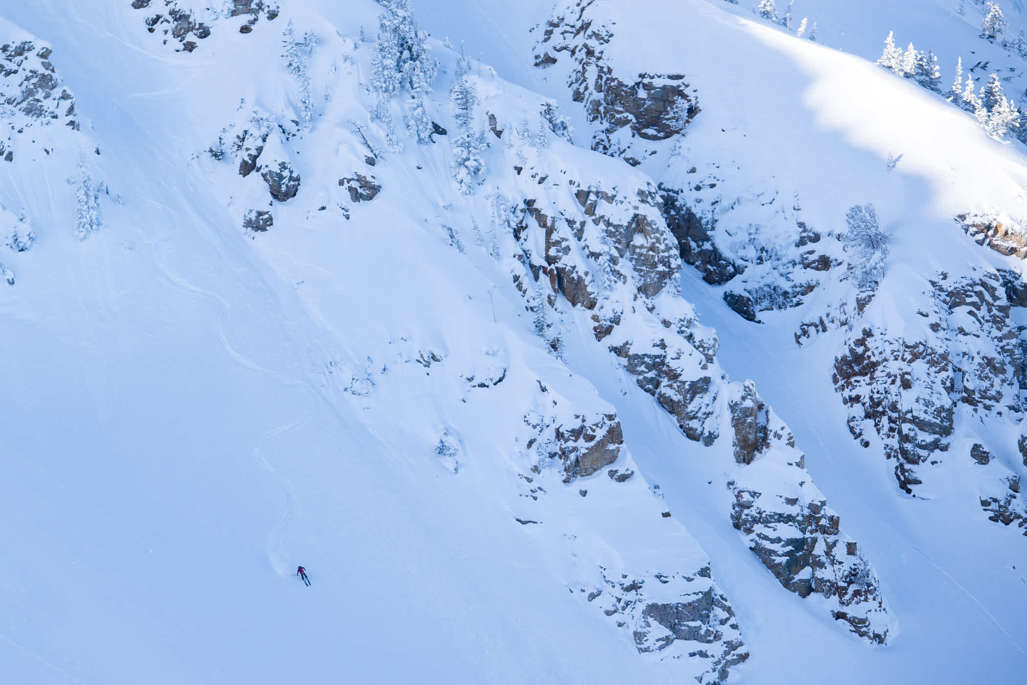 February 1st: Alta Ski Patrol on Mount Baldy | Photo: Chloe Jimenez