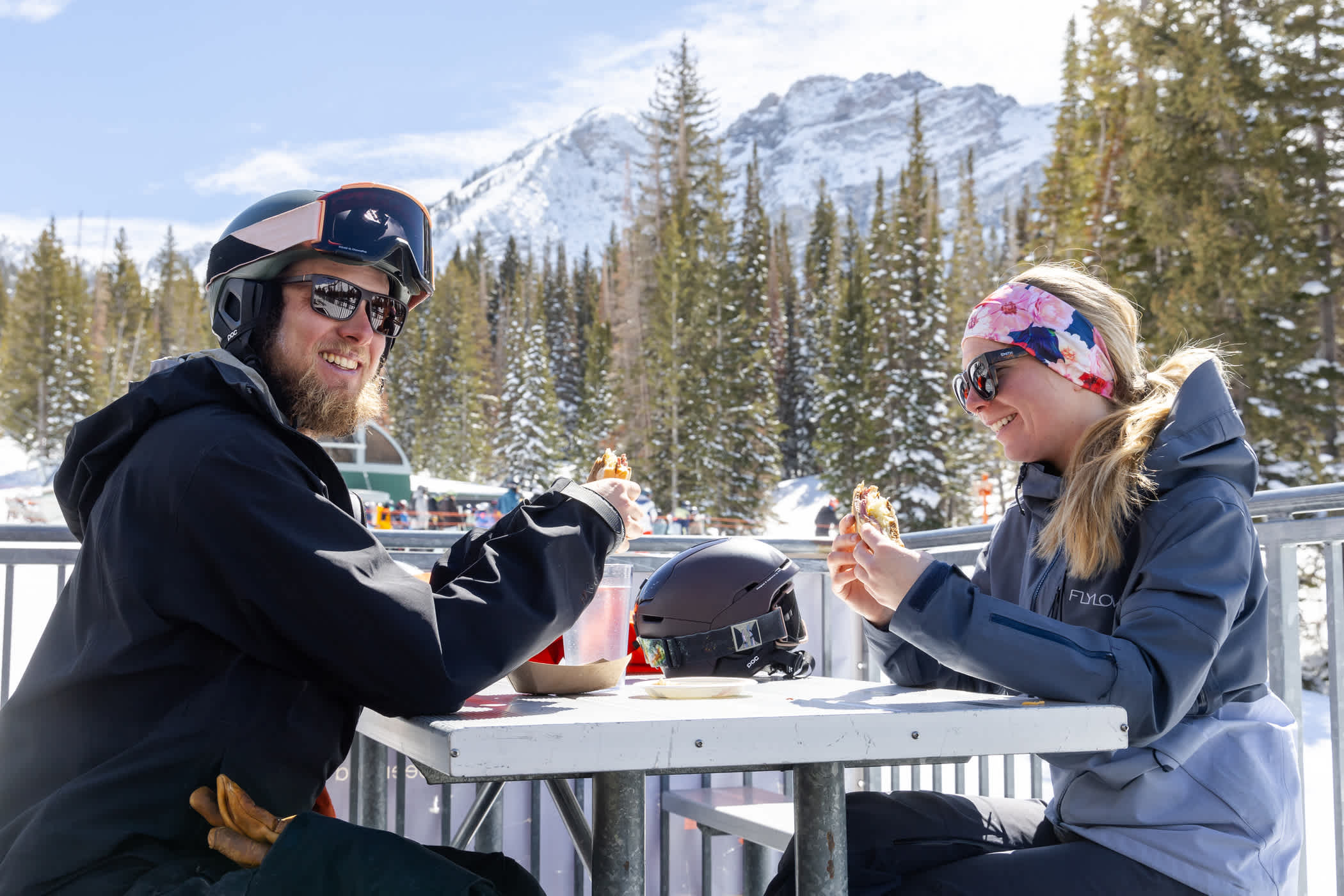 The Alf's deck on a sunny spring day at Alta Ski Area | Photo: Photo-John