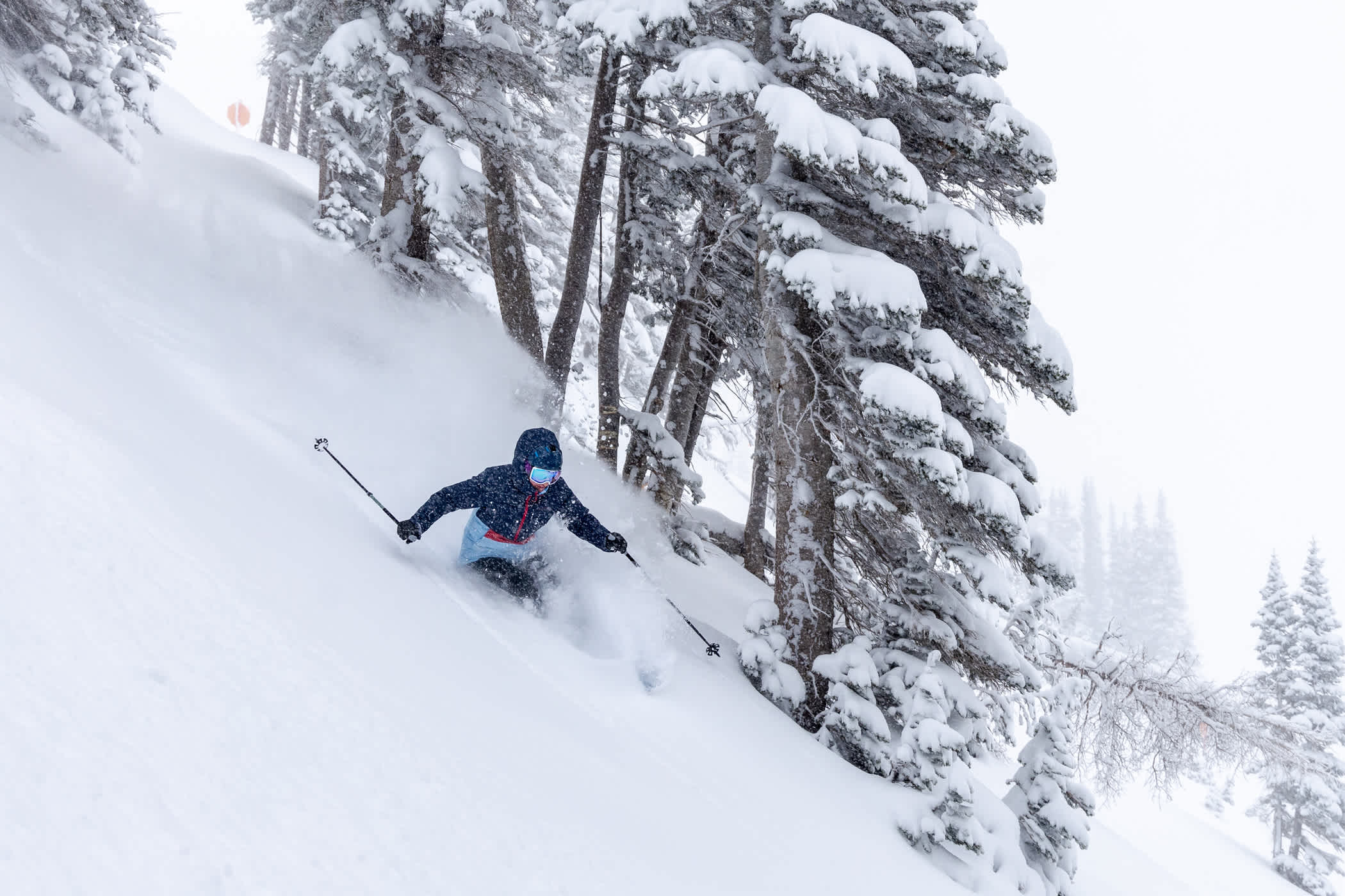 Megan McJames skis the steep | Photo: Photo-John