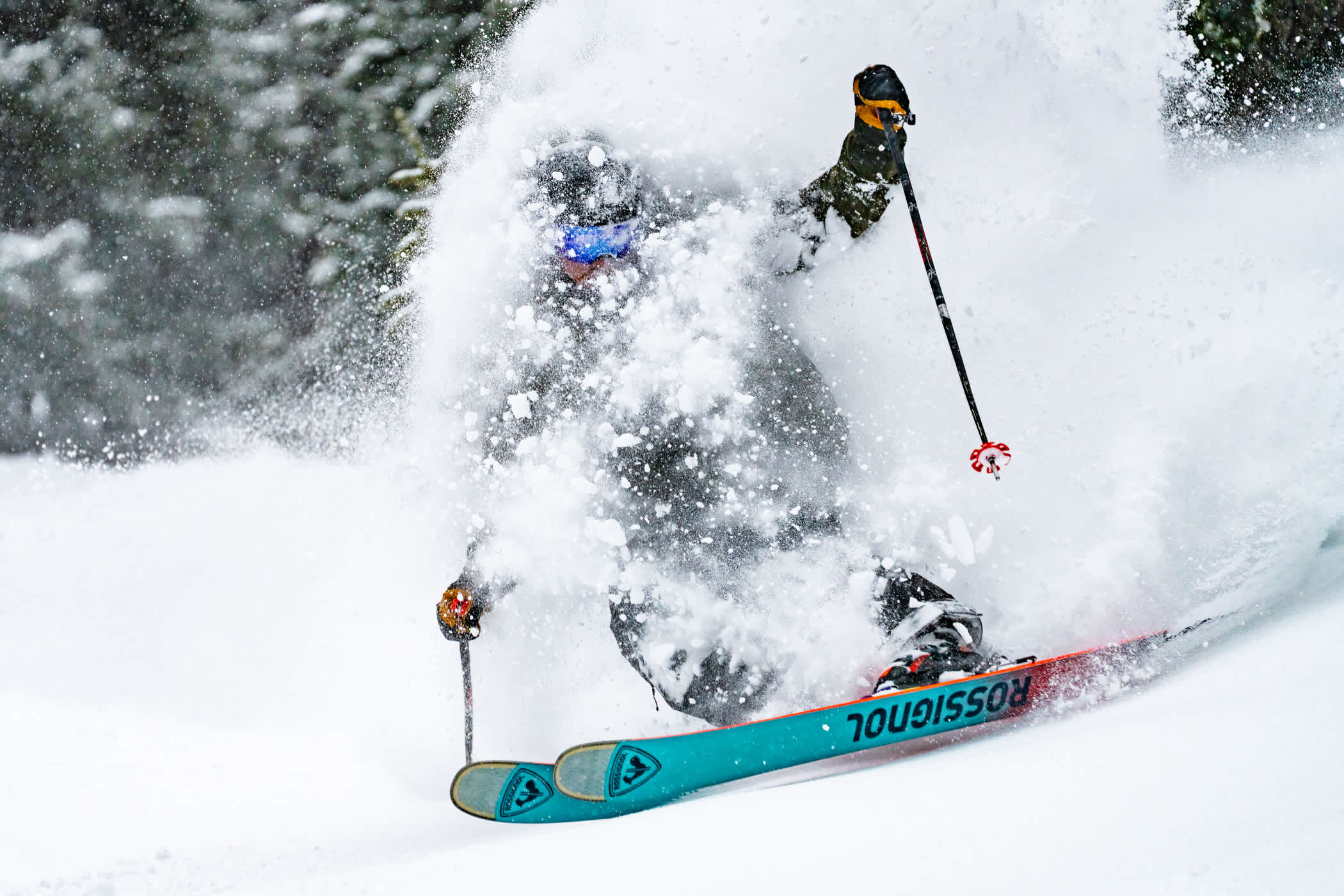 February 11th: Turner Barbour gets some long-awaited snow in the face | Photo: Tyler Struss