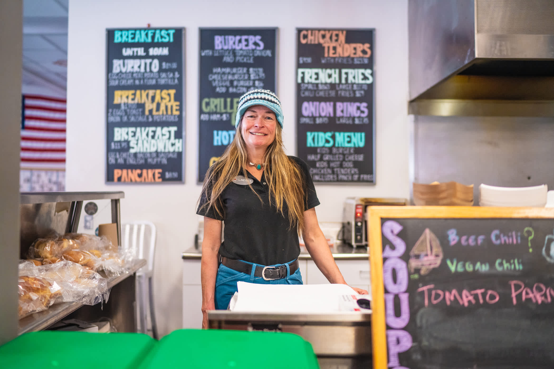 Working slopeside at the Albion Grill  | Photo: Tyler Struss