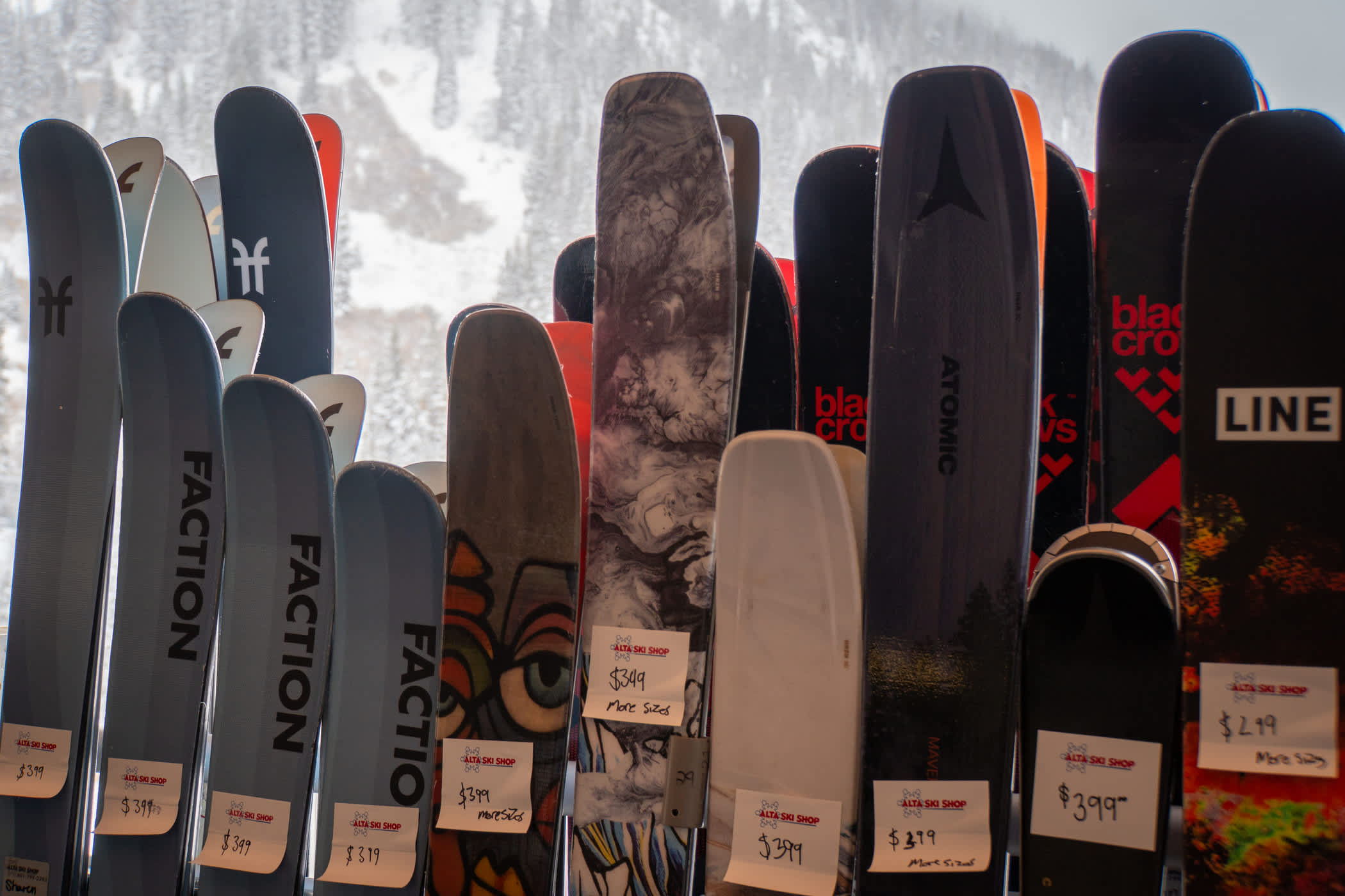 Alta Ski Shop in the Albion Day Lodge