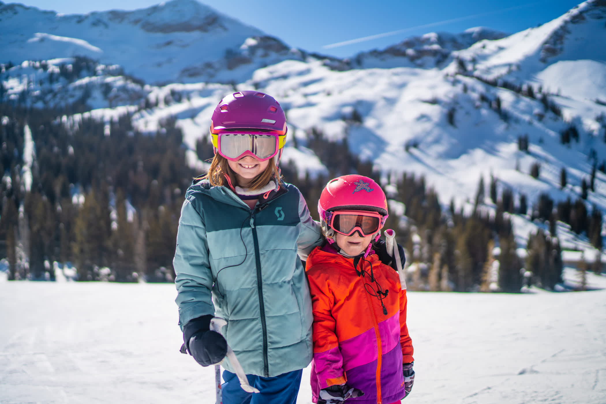 January 26th: Ella and Juni skip school to ski | Photo: Tyler Struss