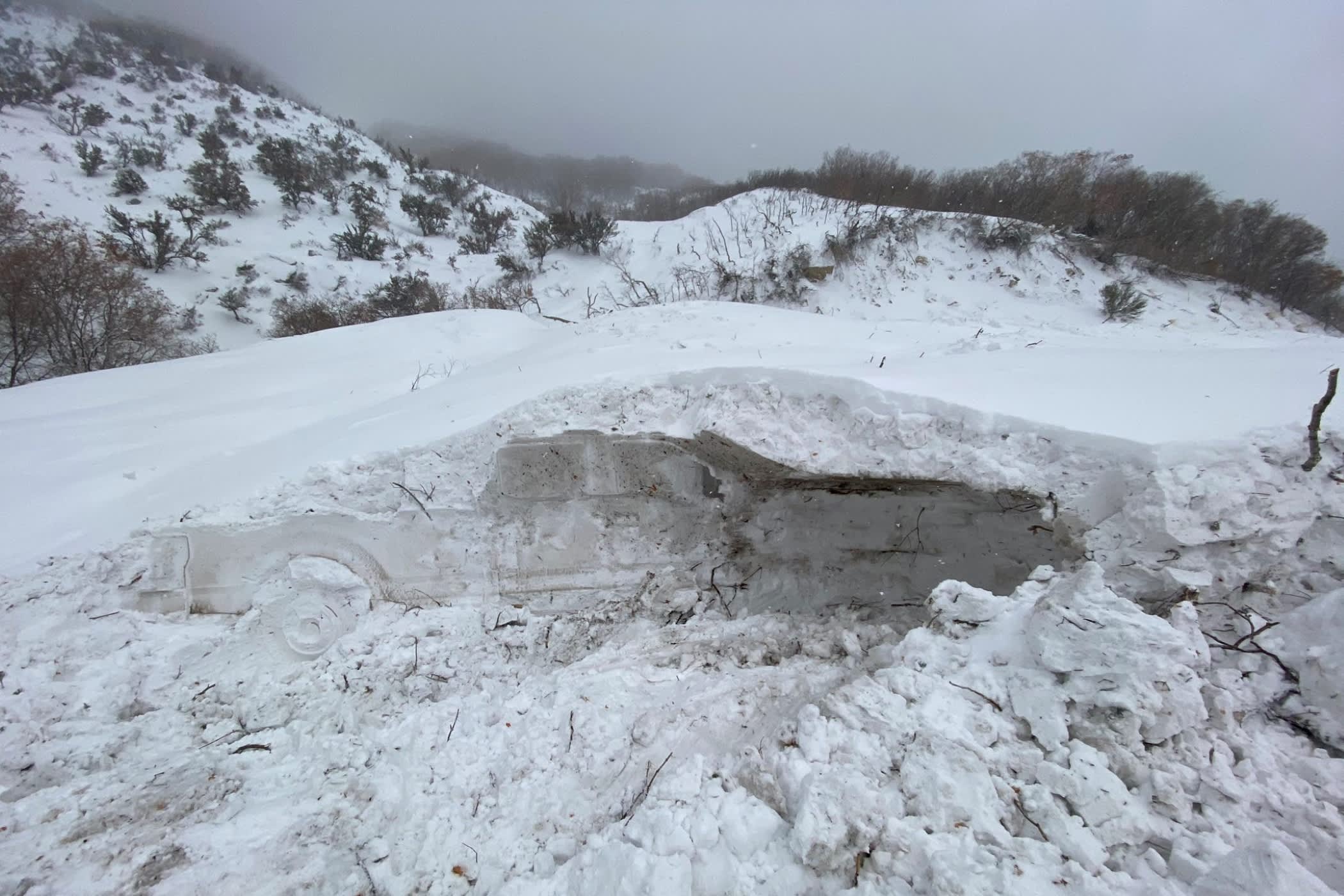 A UDOT vehicle left quite an impression