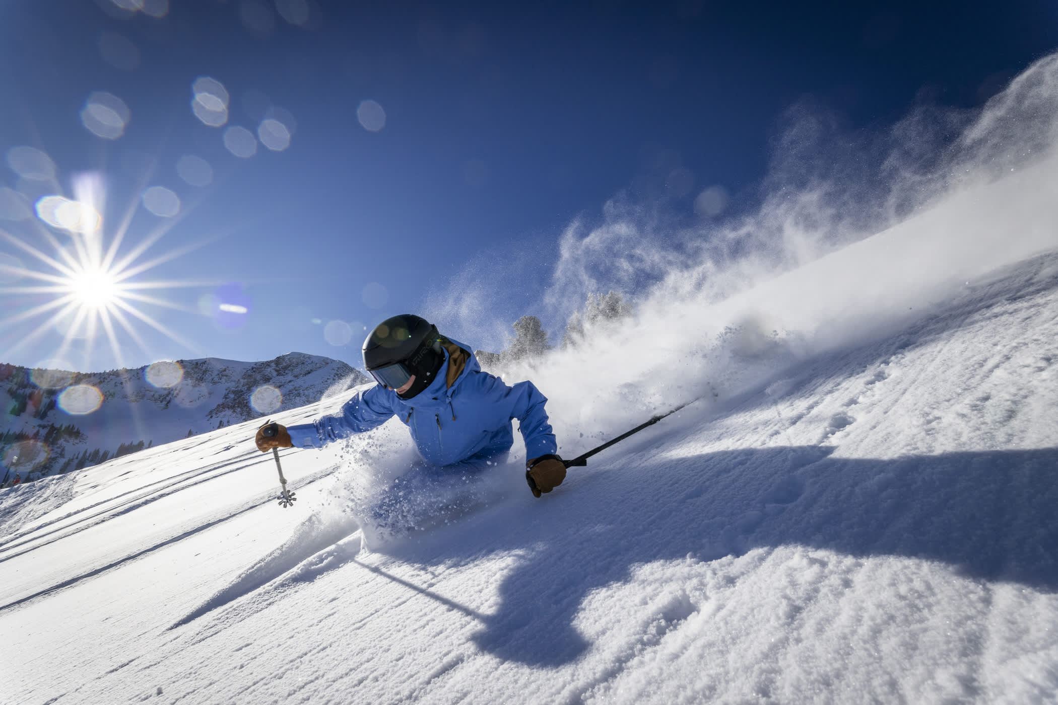 December 29th: Ana Eyssimont dives into a bluebird powder day | Photo: Rocko Menzyk