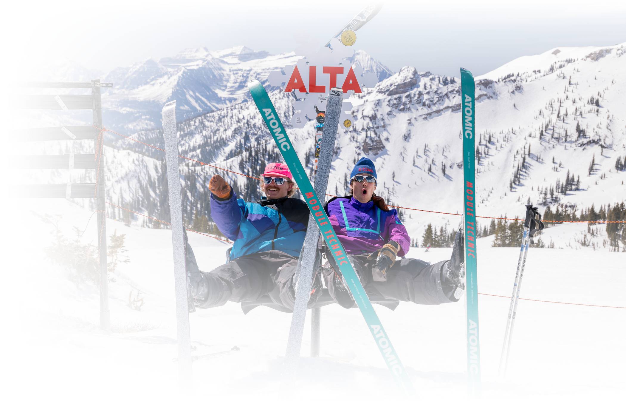 Spring skiing at Alta Ski Area