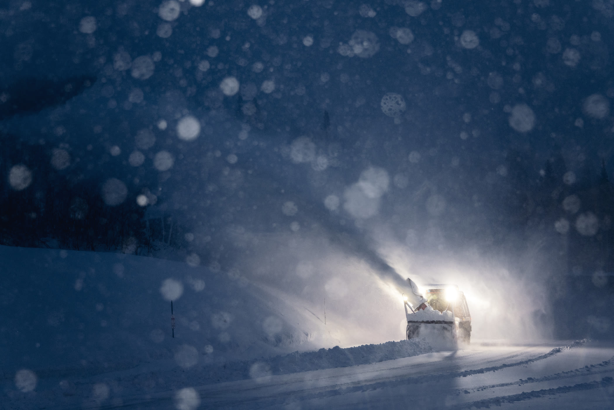 December 3rd: Early-morning snow removal | Photo: Rocko Menzyk