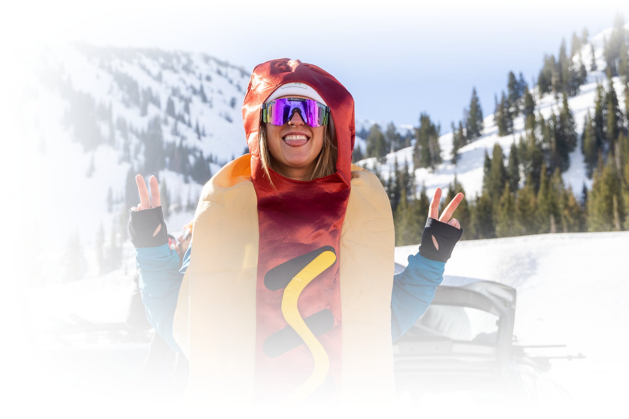 spring skiers at Alta Ski Area