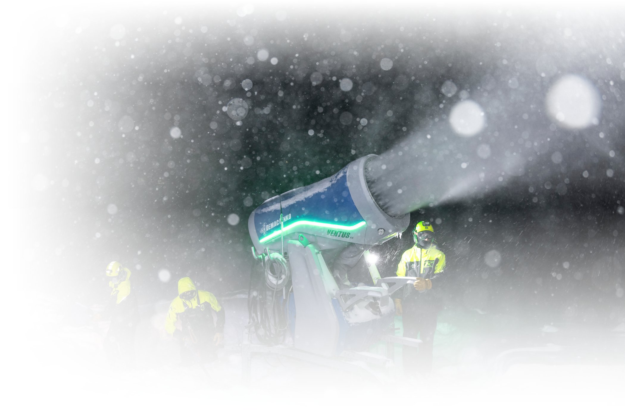 Snowmaking at Alta Ski Area