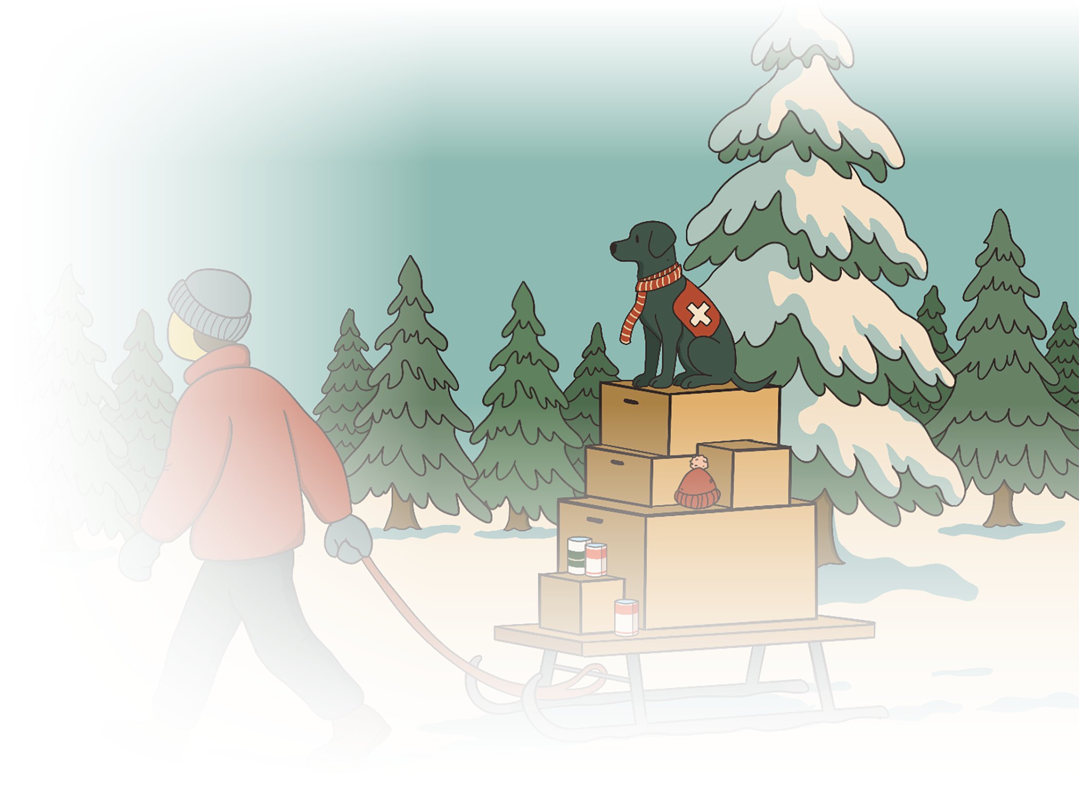 Holiday essential drive marquee