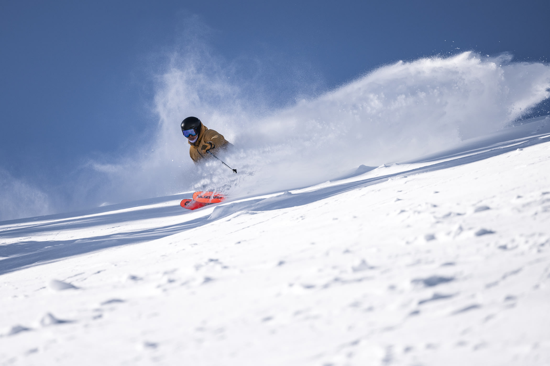 January 29th: It ain't deep, but it's honest work | Skier: Aaron Rae | Photo: Rocko Menzyk