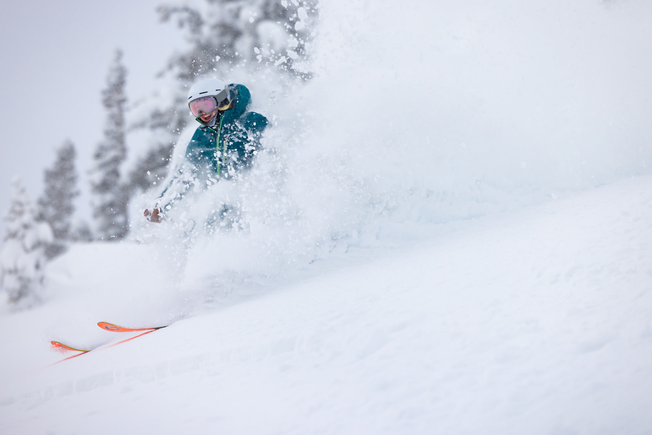 January 11th: New Hampshire native Nicole Cordingley is just stoked to be here | Photo: Chloe Jimenez