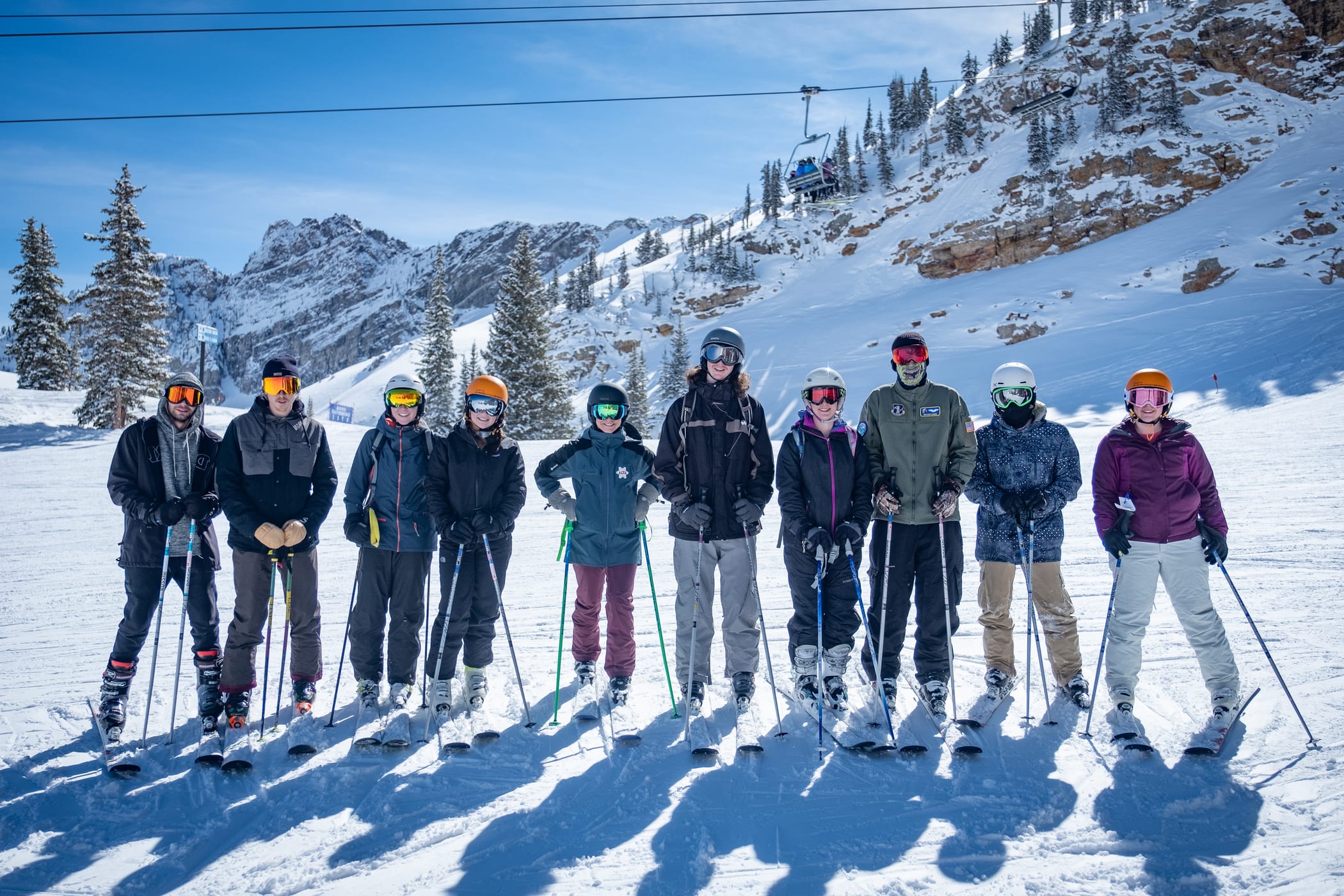 University of Utah students visit Alta Ski Area