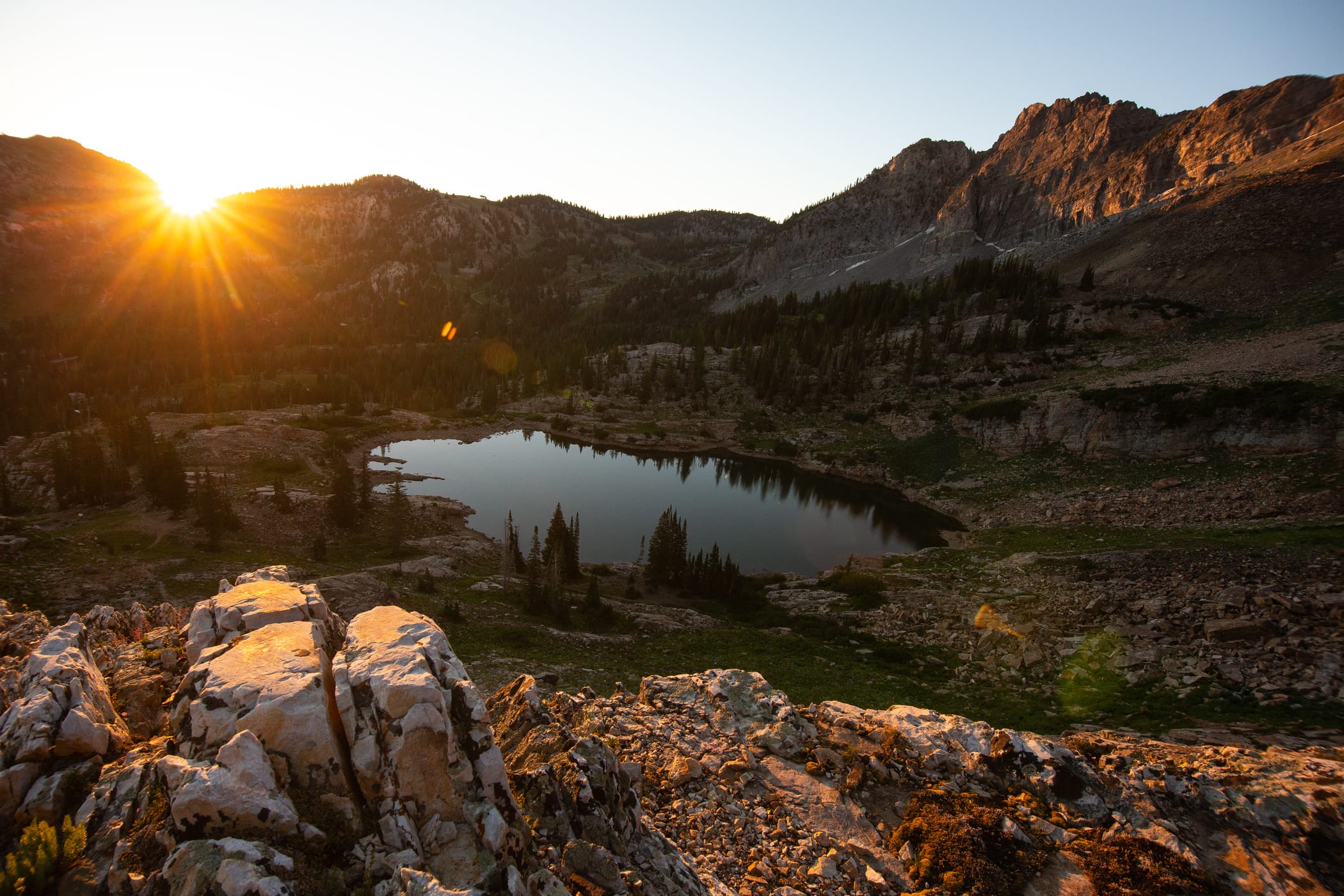 Cecret Lake at sunset | Photo: Rocko Menzyk