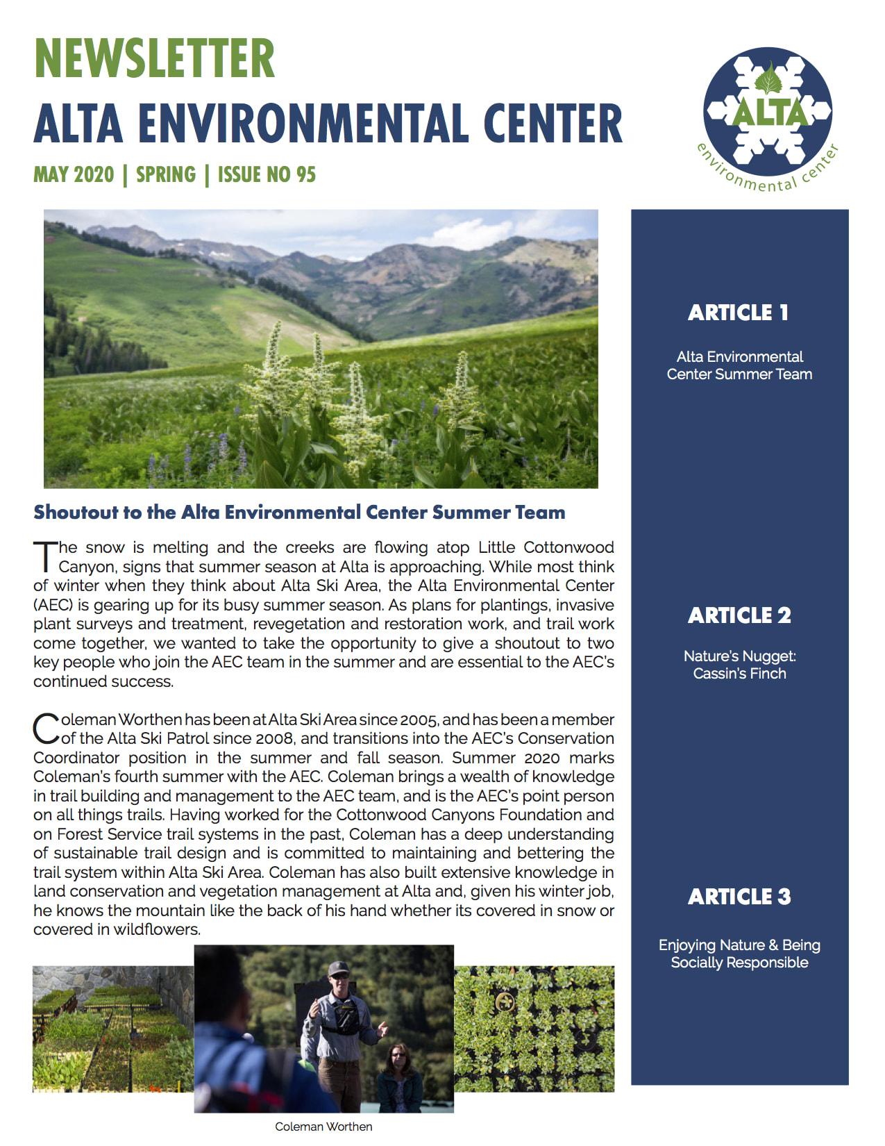 AEC May 2020 Newsletter