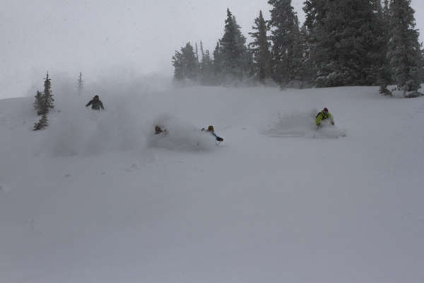 3. Friends on a Pow Day | Skiers: Friends