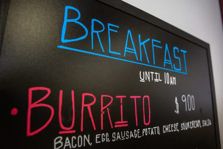 Albion Grill Burrito Menu