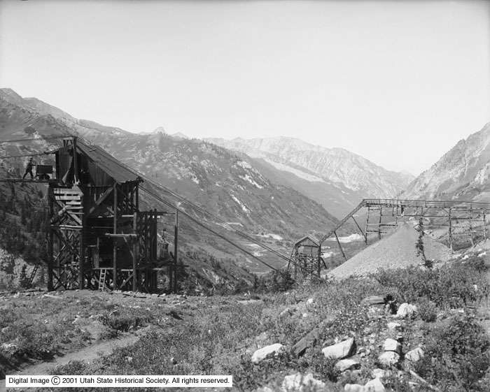 View of Alta from Michigan City Mine