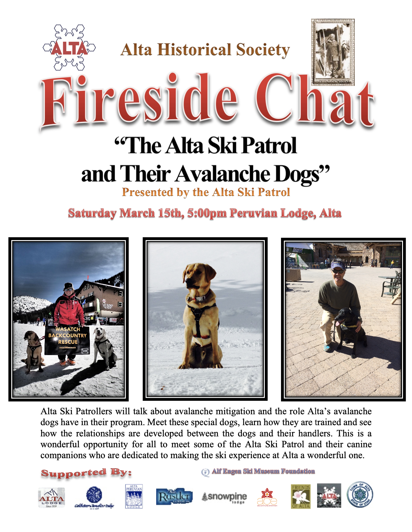 Alta Historical Society Fireside Chat