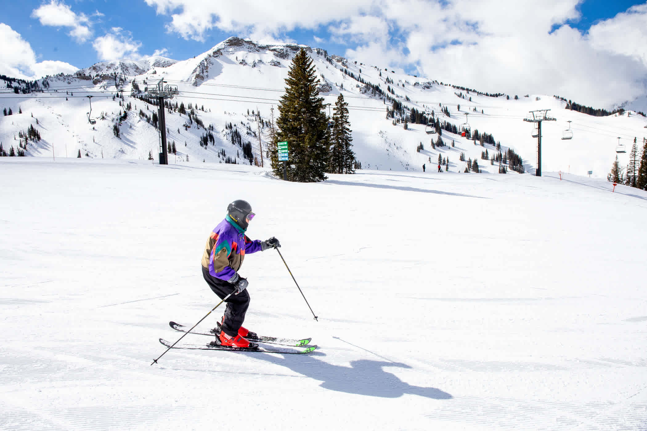 102-Year-Old George Jedenoff skis Alta Ski Area