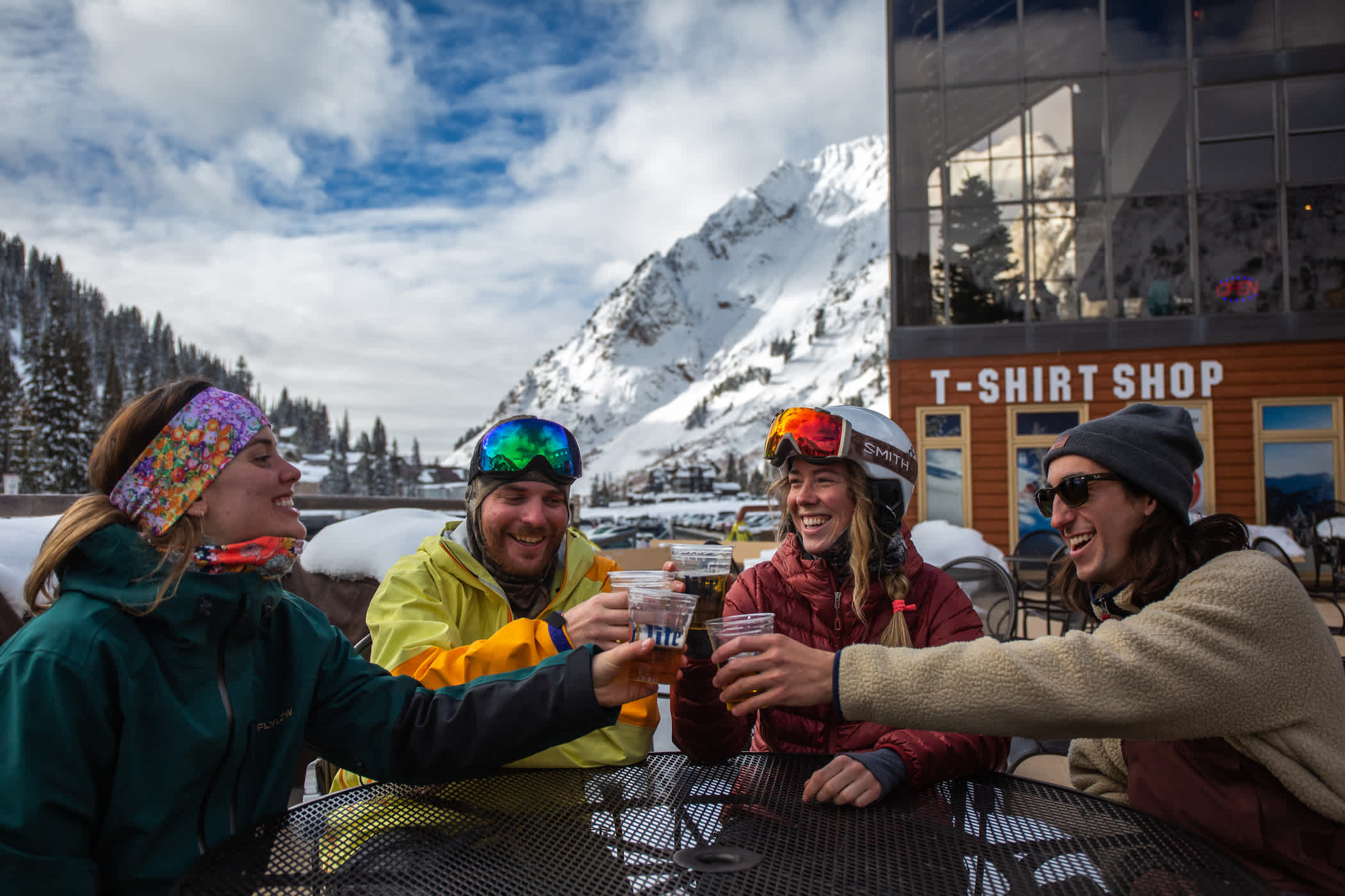 Apres-ski on the GMD patio