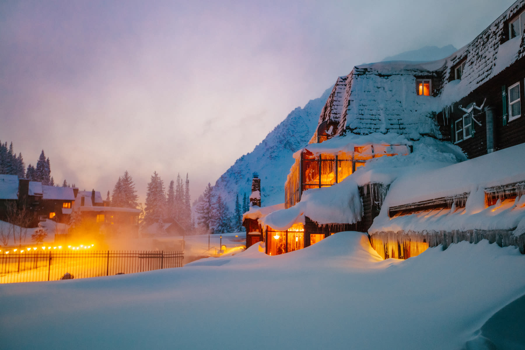 The Alta Peruvian Lodge at Sunset