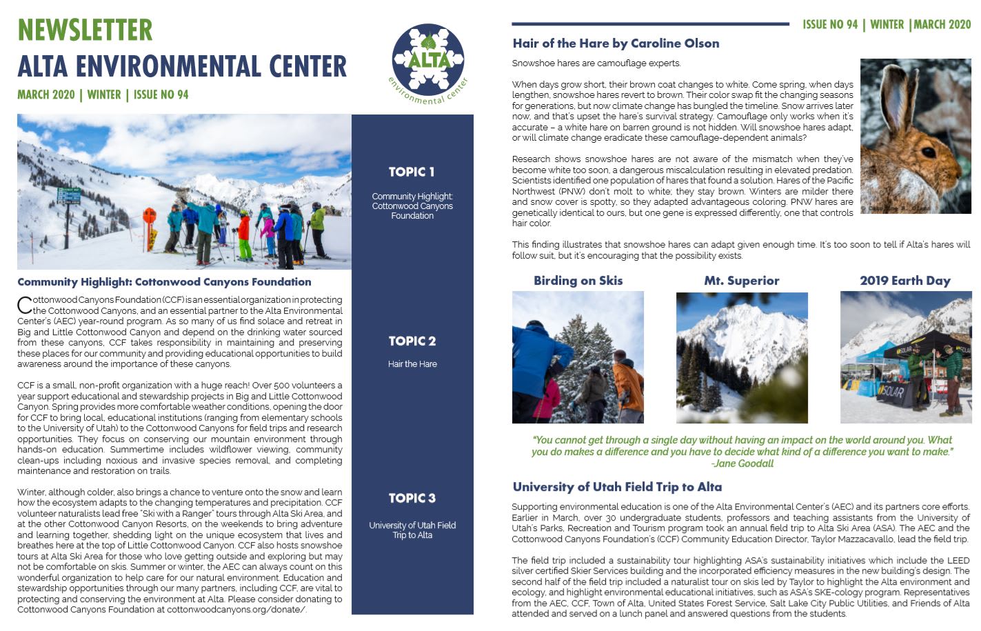 Download the AEC March Newsletter