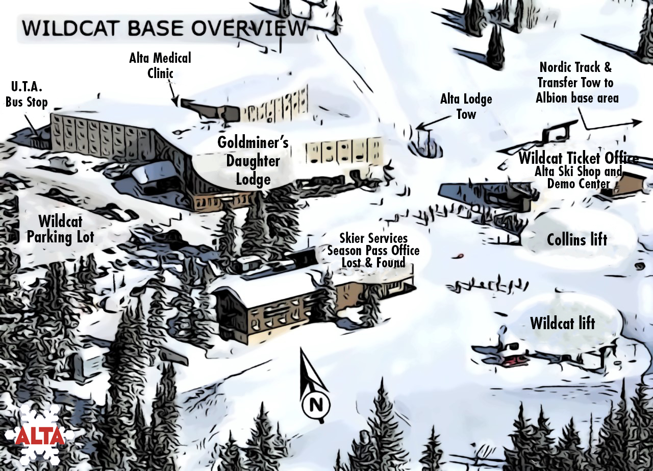 Maps Alta Ski Area Alta, Utah