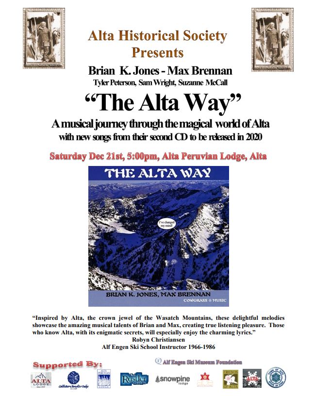 Alta Historical Society presents the Alta Way