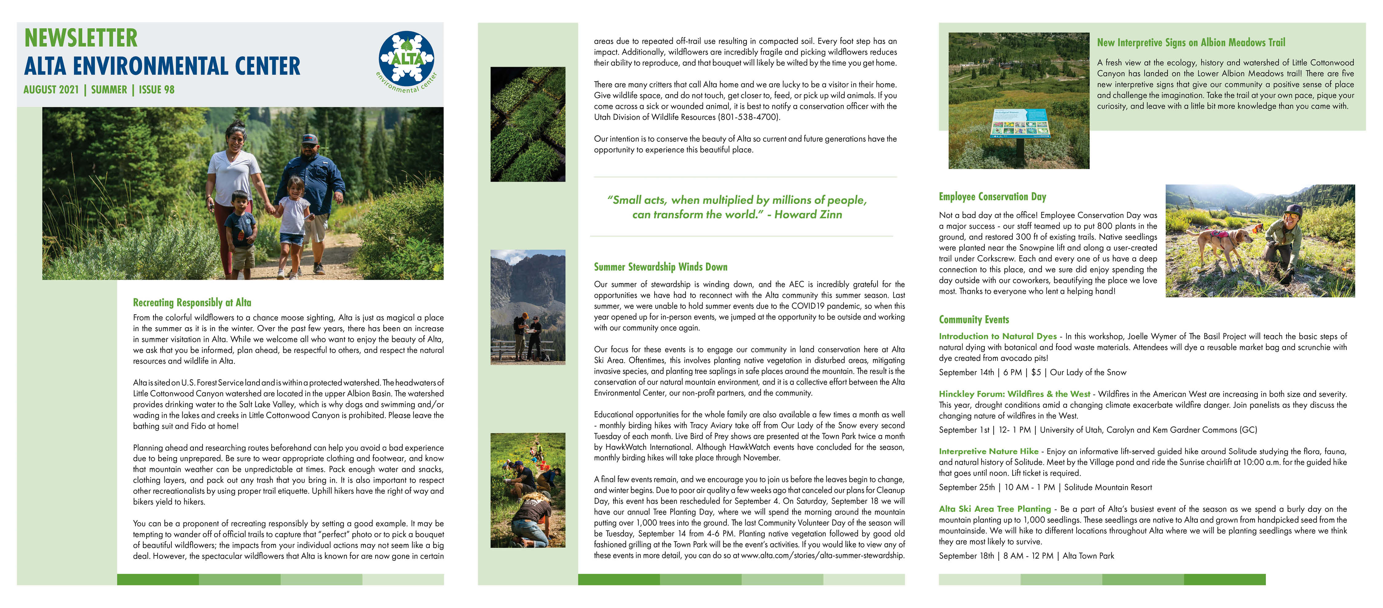 Download the AEC Summer 2021 Newsletter