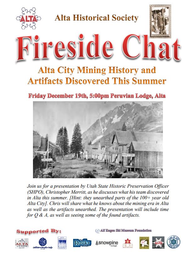 Alta Historical Society Fireside Chat