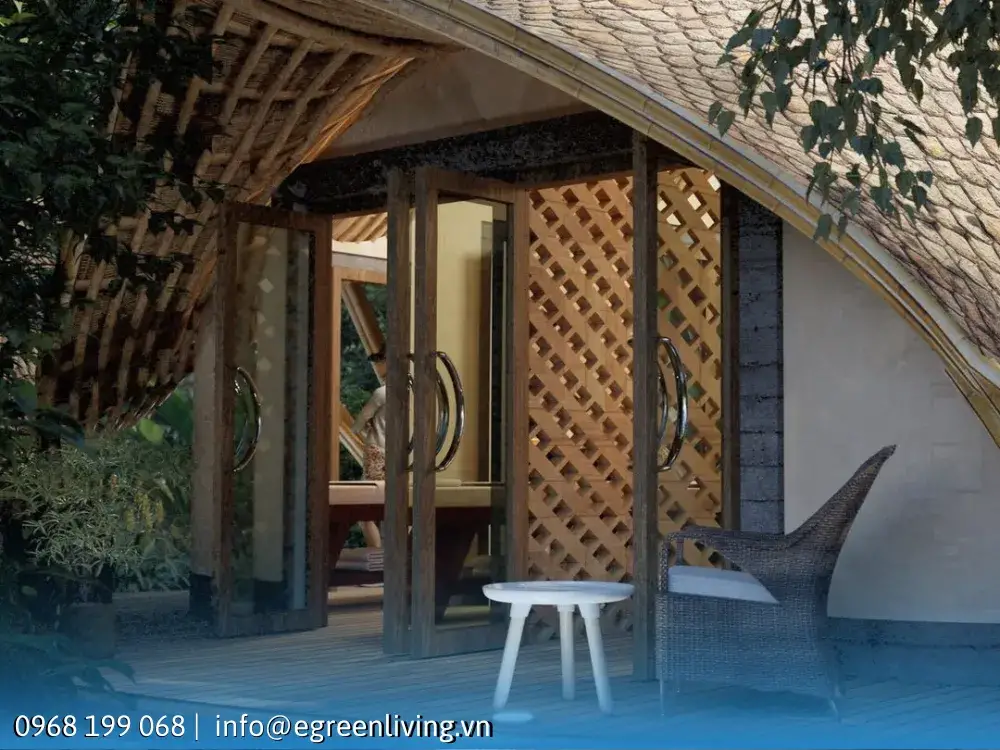 Bungalow Độc Đáo Từ Tre Tầm Vông