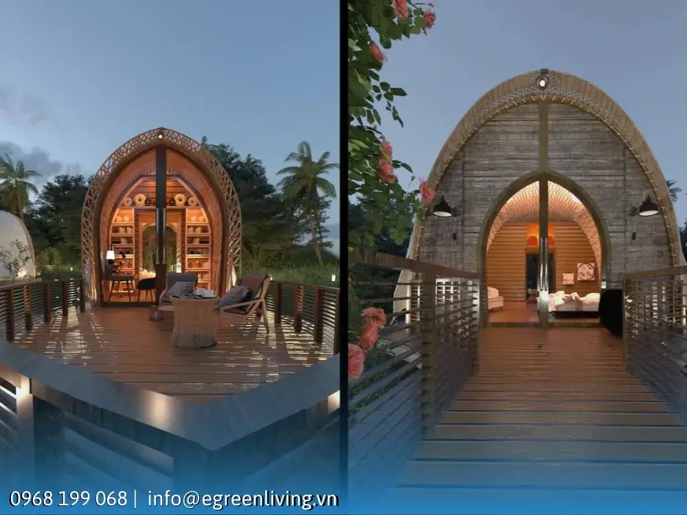 Khám Phá Vẻ Đẹp Độc Đáo Của Bungalow Tre
