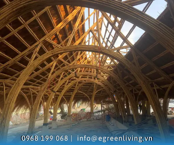 Kinh nghiệm chọn đơn vị thi công nhà tre trúc uy tín