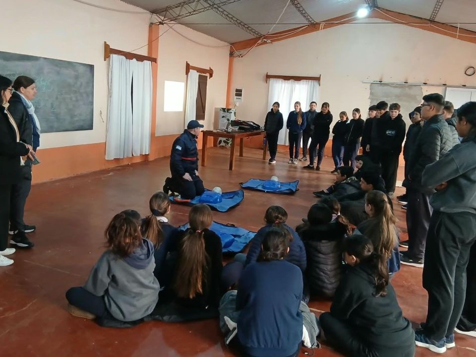 Visita de Bomberos Voluntarios