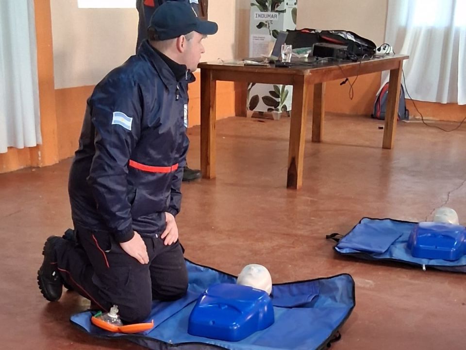 Visita de Bomberos Voluntarios