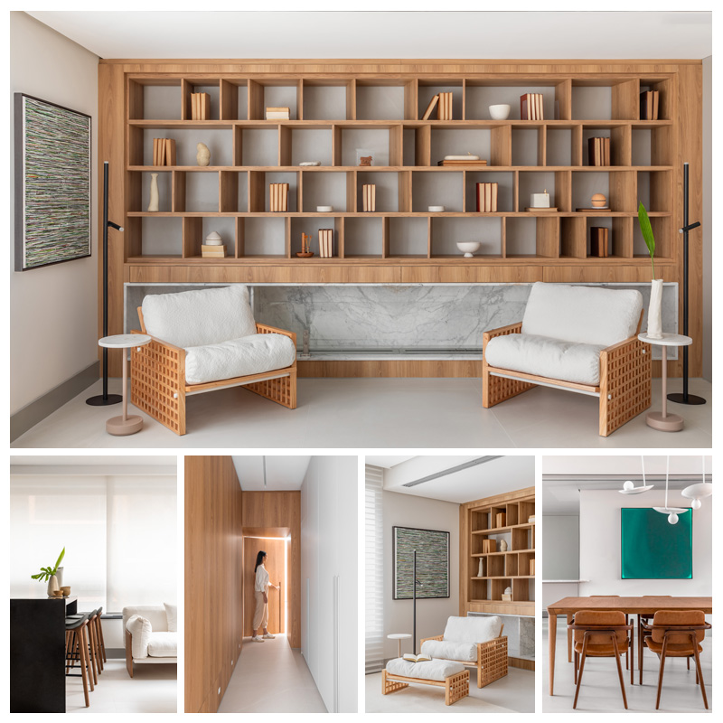 NK Arquitetura renova apartamento com elegância e funcionalidade / Fotografia Mariana Koentopp