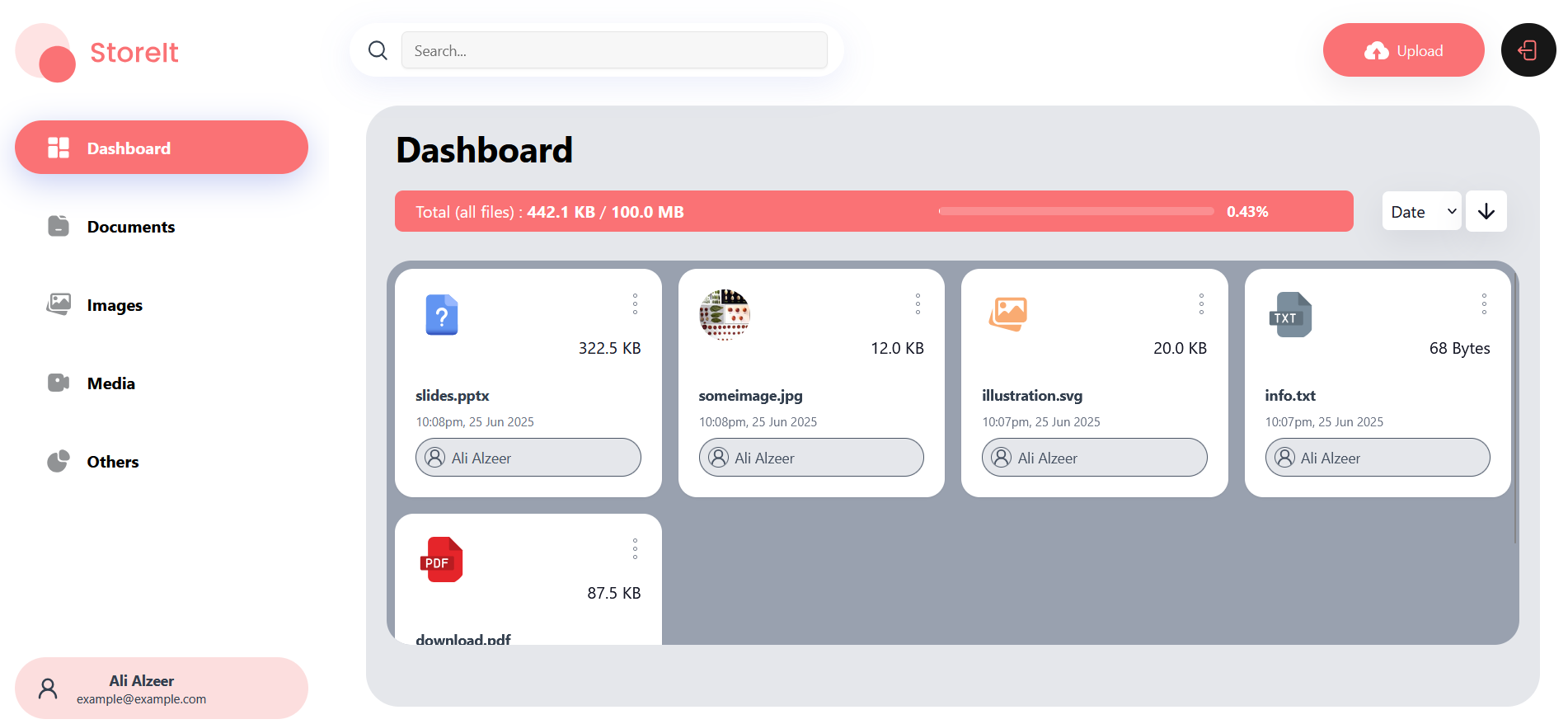 Main page