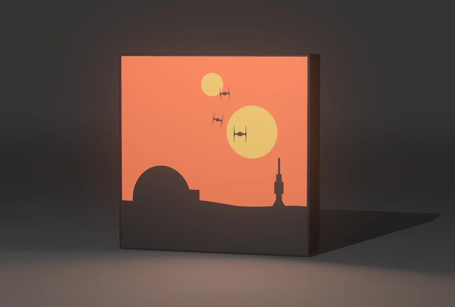 Desert Planet Lightbox Lamp, gallery image 2
