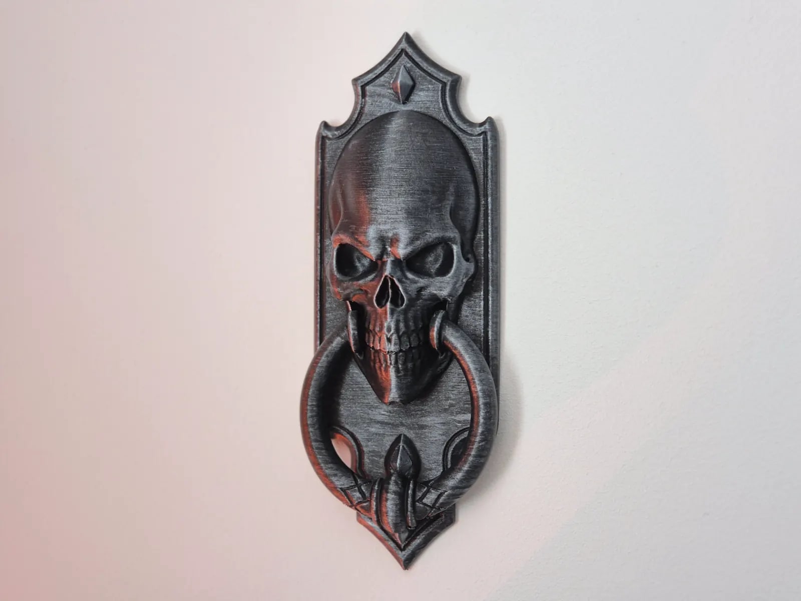 Halloween Decor Skull | Mort Throne of Glass — 3D printed model photographed in studio