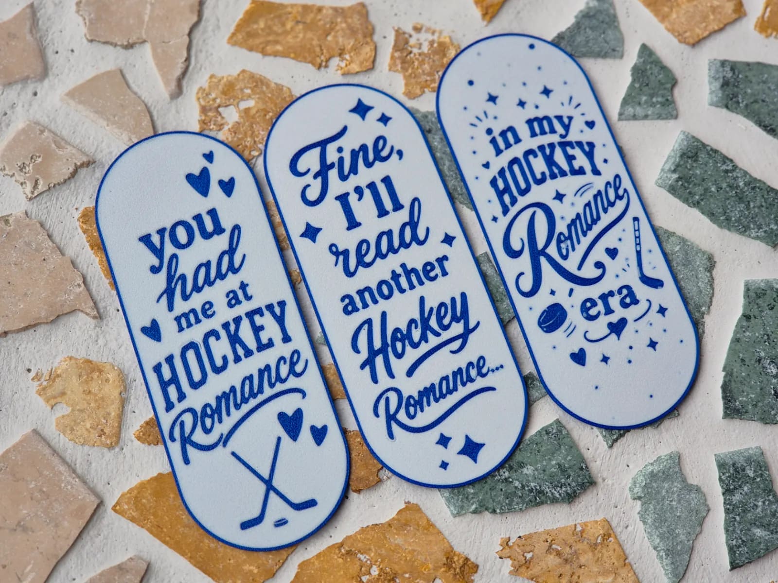 Hockey Romance Bookmark