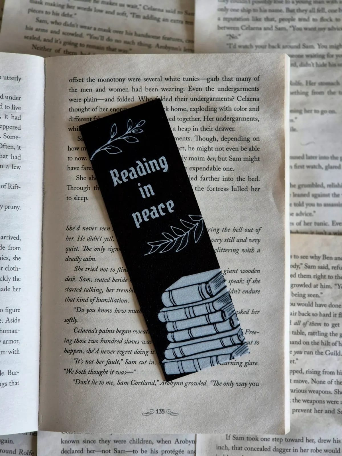 Reading in Peace Bookmark, gallery image 2