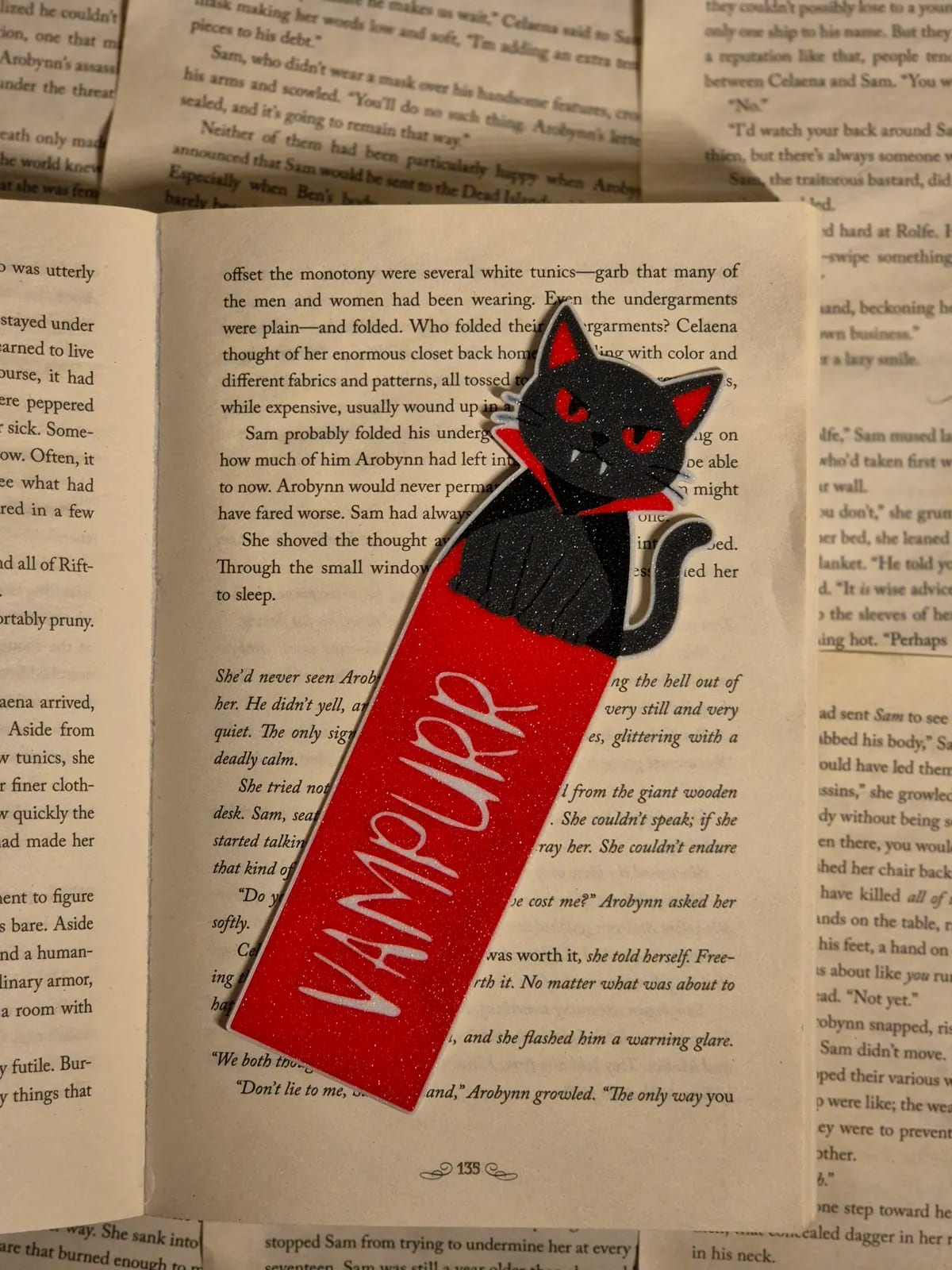 Vampire Cat Bookmark, gallery image 2