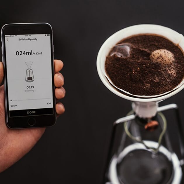 Der smarte Gina Kaffeebereiter mit Bluetooth