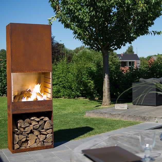 Gartenfeuer K60 von Tole mit Grillfunktion