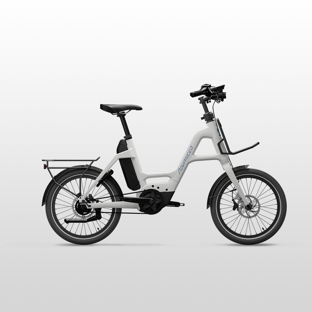 E-Bike URBAN Easy Compact von Advanced – filigran, platzsparend, kraftvoll und modern