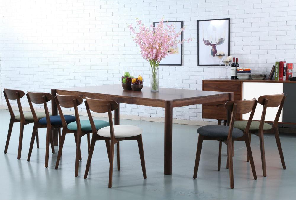 Picture of Lars Dining Table - Solid Walnut - 200x110cm